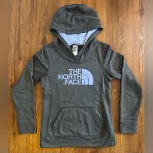 The North Face Women’s Charcoal Lavendar Pullover Hoodie